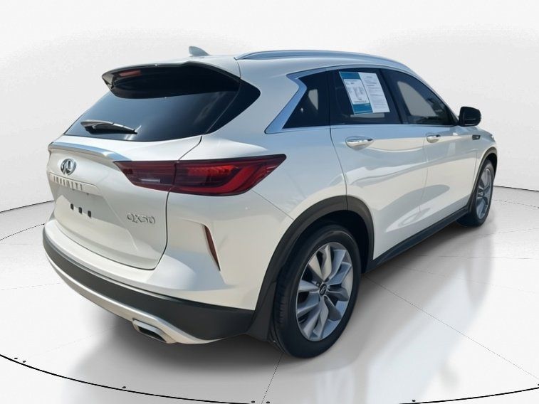 2022 Majestic White INFINITI QX50 ESSENTIAL FWD SUV