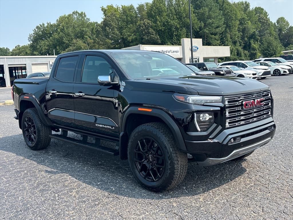 Black 2025 GMC Canyon Pickup Truck Four-Wheel Drive 8-Speed Automatic