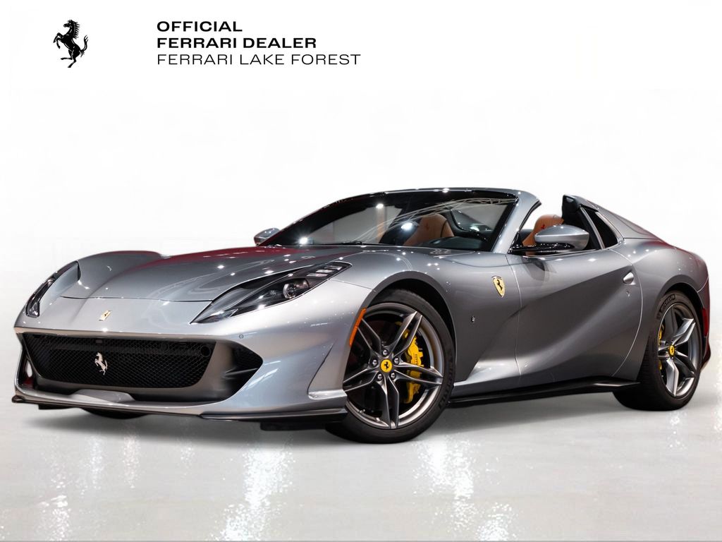 Grigio Titanio Metallic 2023 Ferrari 812 Convertible Rear-Wheel Drive 7-Speed Automatic