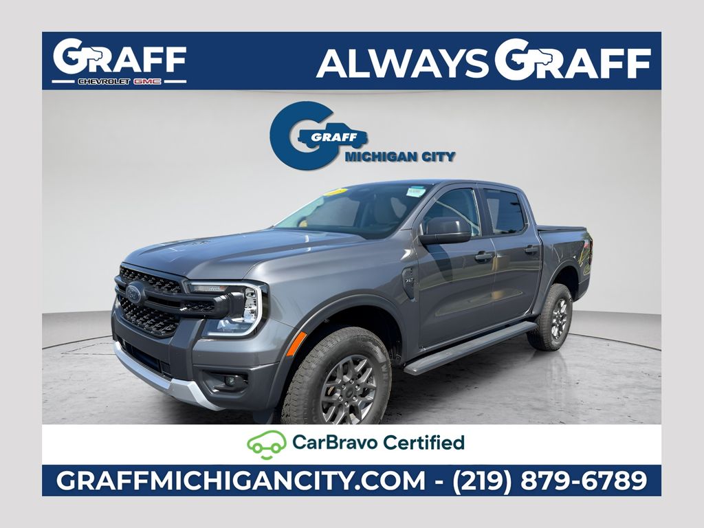 Gray Metallic 2025 Ford Ranger Pickup Truck Four-Wheel Drive Automatic