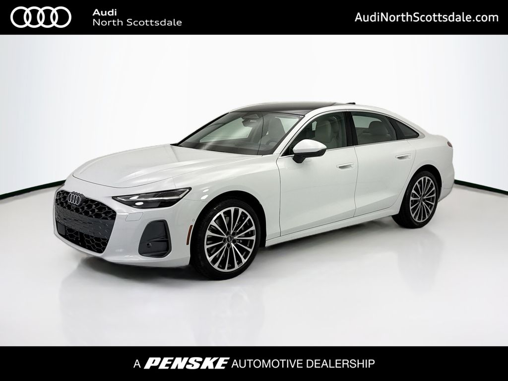 Glacier White 2026 Audi A6 Sedan All-Wheel Drive 7-Speed Automatic