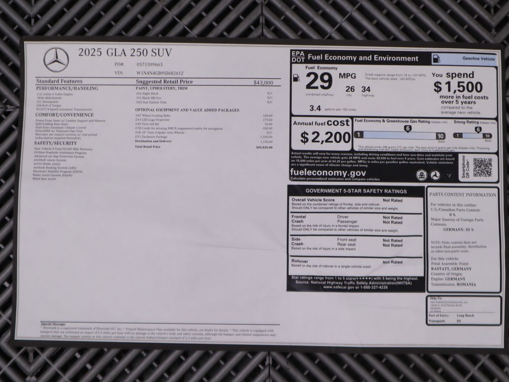 Thumbnail: 2025 Mercedes-Benz GLA - 9