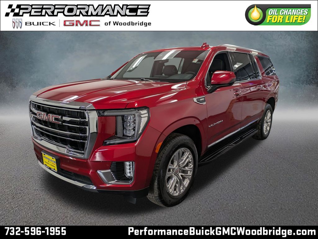 Volcanic Red Tintcoat 2023 GMC Yukon XL SLT 4WD SUV / Crossover Four-Wheel Drive