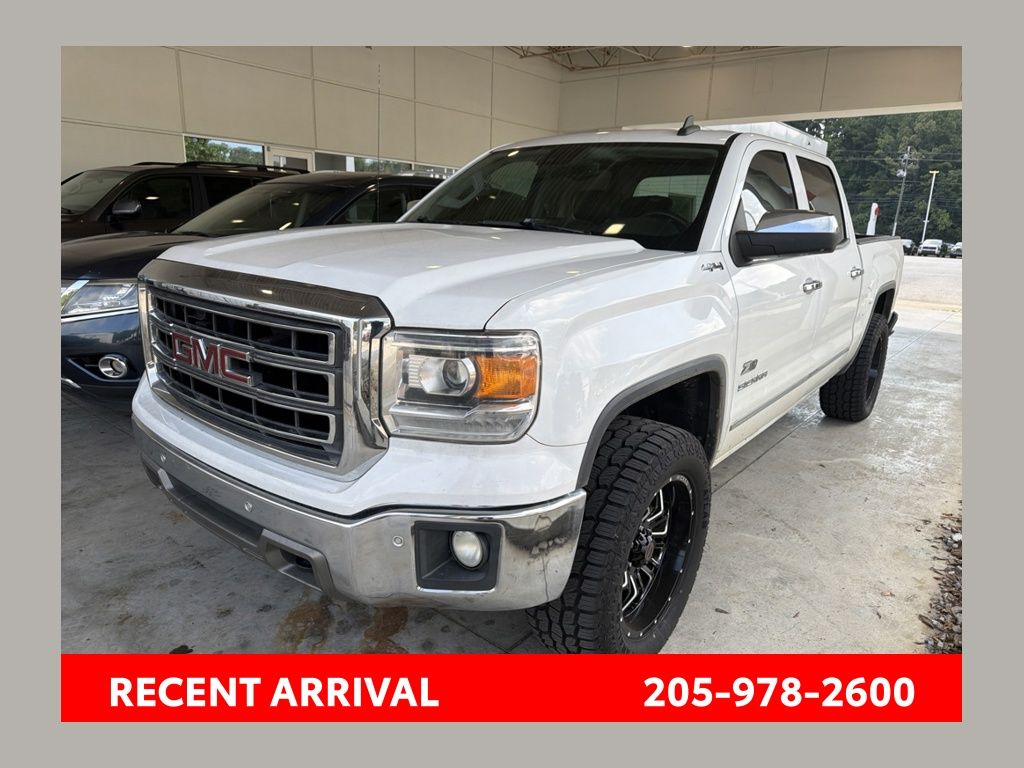 Summit White 2015 GMC Sierra 1500 Pickup Truck Four-Wheel Drive 6-Speed Automatic Overdrive