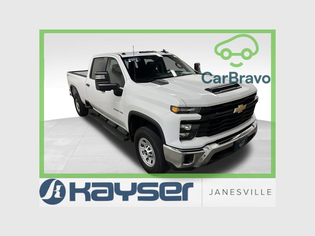 Summit White 2024 Chevrolet Silverado 3500HD Pickup Truck Four-Wheel Drive Automatic