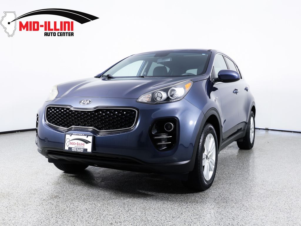 Pacific Blue 2019 Kia Sportage SUV / Crossover All-Wheel Drive 6-Speed Automatic Overdrive