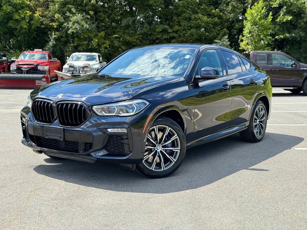 Carbon Black Metallic 2020 BMW X6 SUV / Crossover All-Wheel Drive 8-Speed Automatic