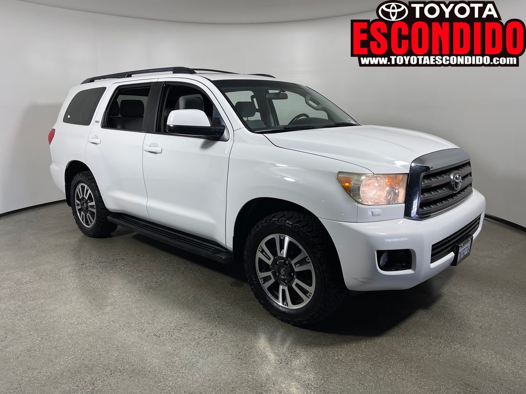 Super White 2015 Toyota Sequoia SUV / Crossover Four-Wheel Drive 6-Speed Automatic