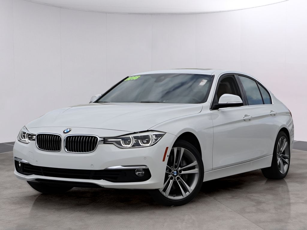 Alpine White 2016 BMW 3 Series Sedan All-Wheel Drive 8-Speed Automatic