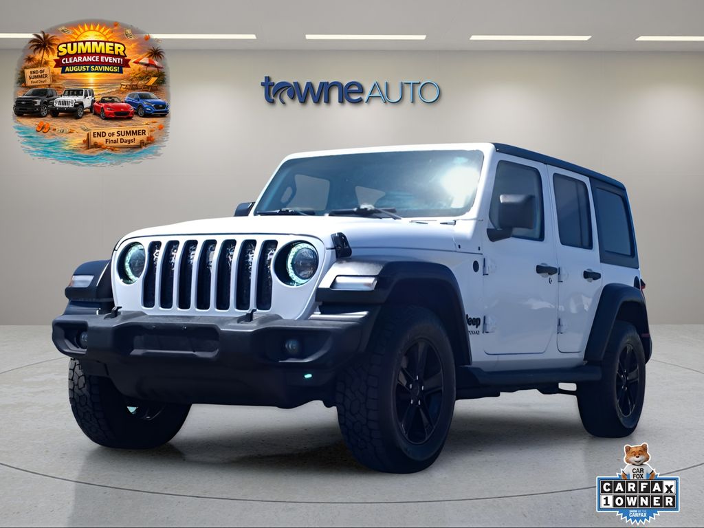 Bright White Clearcoat 2021 Jeep Wrangler SUV / Crossover Four-Wheel Drive 6-Speed Manual