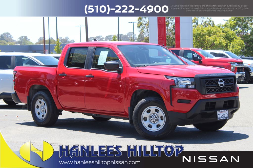 Red Alert 2022 Nissan Frontier Pickup Truck 4X2 9-Speed Automatic
