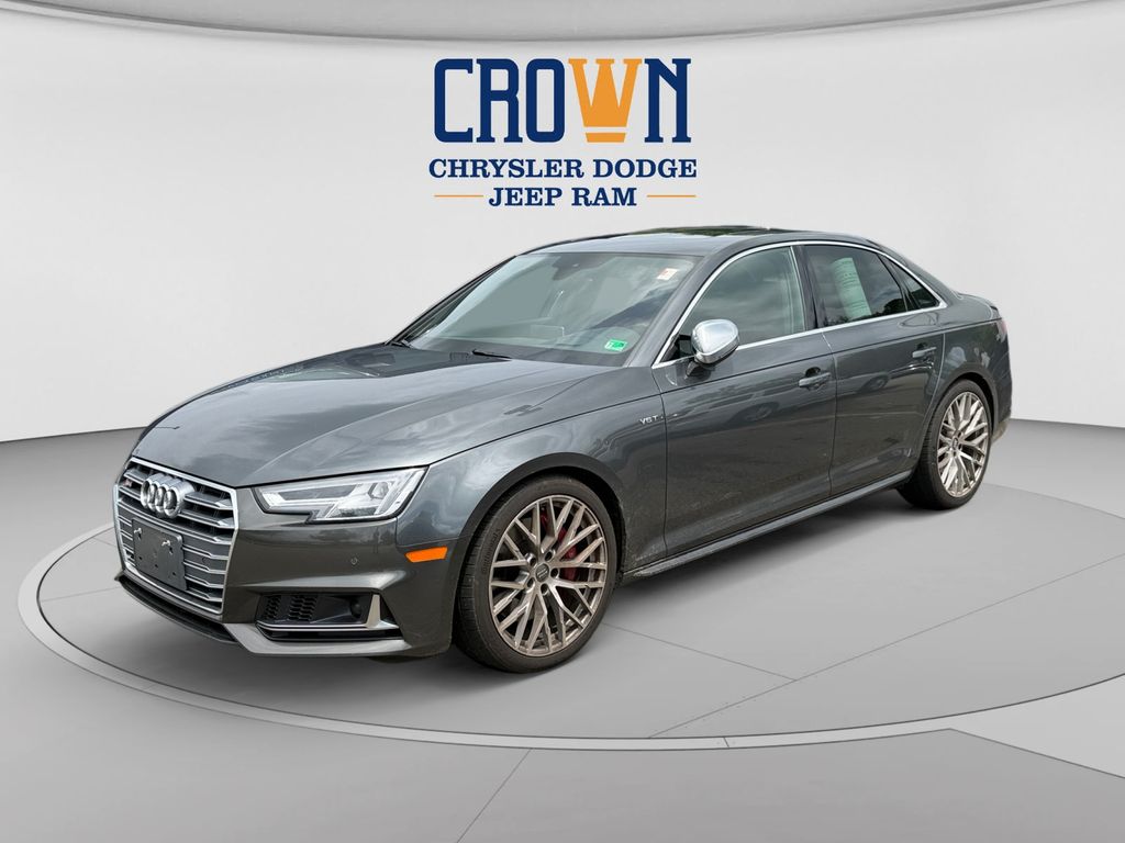 Daytona Gray Pearl 2018 Audi S4 3.0T quattro Prestige Sedan AWD Sedan All-Wheel Drive 8-Speed Automatic