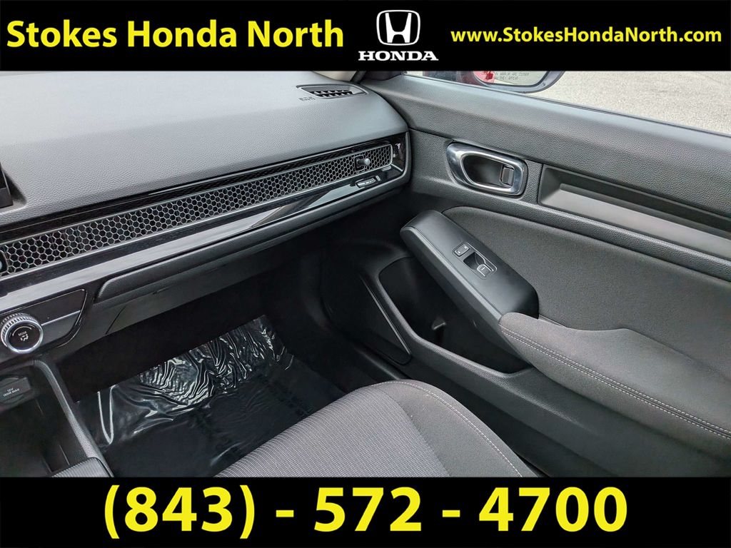 2025 Honda Civic LX Red at Stokes Honda North