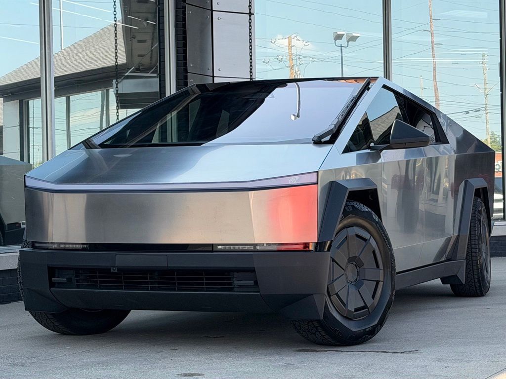 Silver 2026 Tesla Cybertruck 1-Speed Automatic
