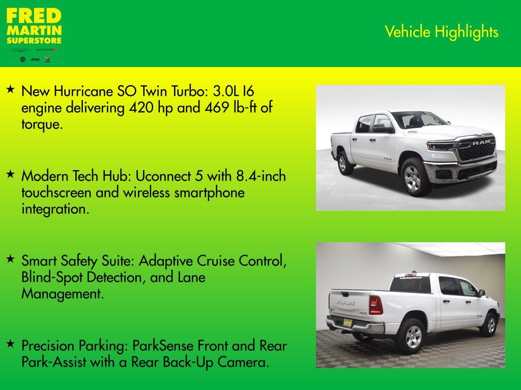 new 2026 Ram 1500 car, priced at $48,583