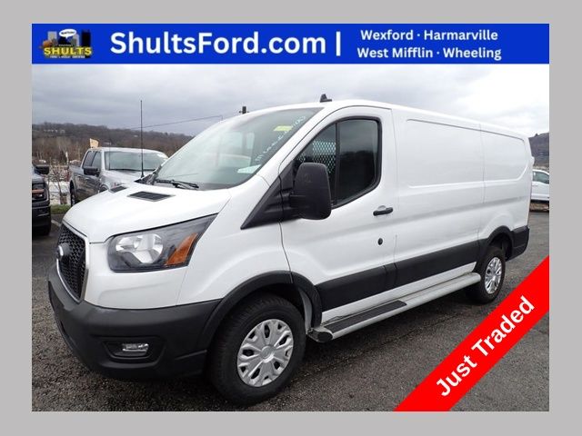 Oxford White 2024 Ford Transit Cargo 250 Low Roof LB RWD Van Rear-Wheel Drive