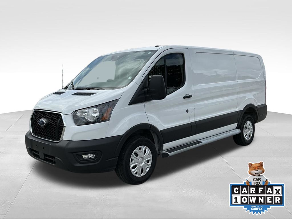 Oxford White 2025 Ford Transit Cargo Van Rear-Wheel Drive