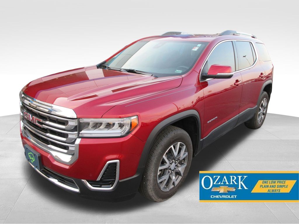 Volcanic Red Tintcoat 2023 GMC Acadia SLE FWD SUV / Crossover Front-Wheel Drive 9-Speed Automatic