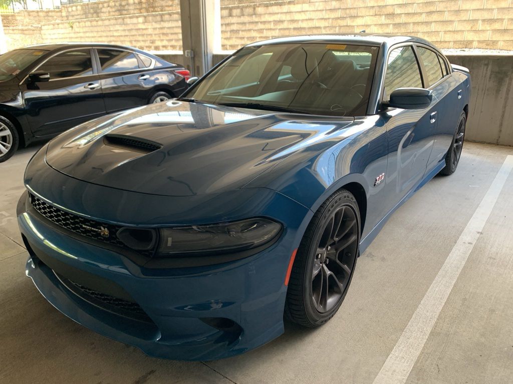 Blue (Frostbite) 2022 Dodge Charger Scat Pack RWD Sedan Rear-Wheel Drive 8-Speed Automatic