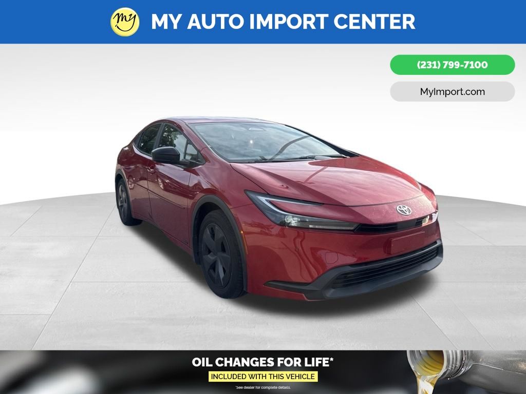 Red 2026 Toyota Prius Hatchback All-Wheel Drive Continuously Variable Transmission