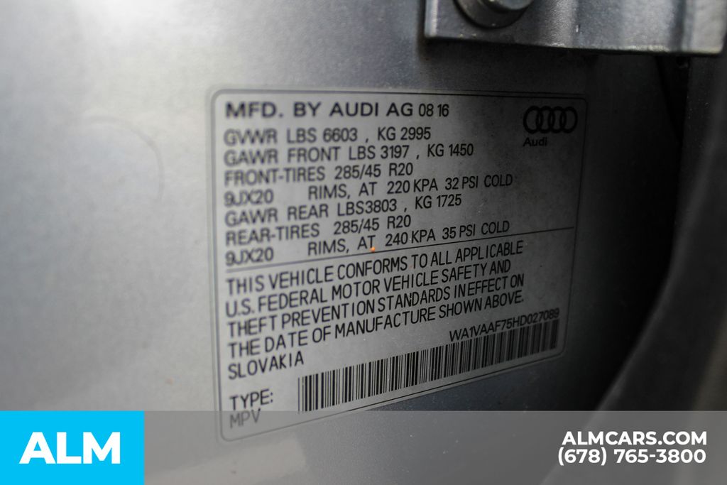 Used 2017 Silver Audi 3.0T Prestige image 39