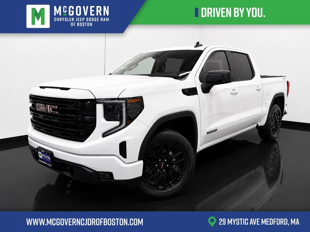 Summit White 2023 GMC Sierra 1500 Pickup Truck Four-Wheel Drive 8-Speed Automatic