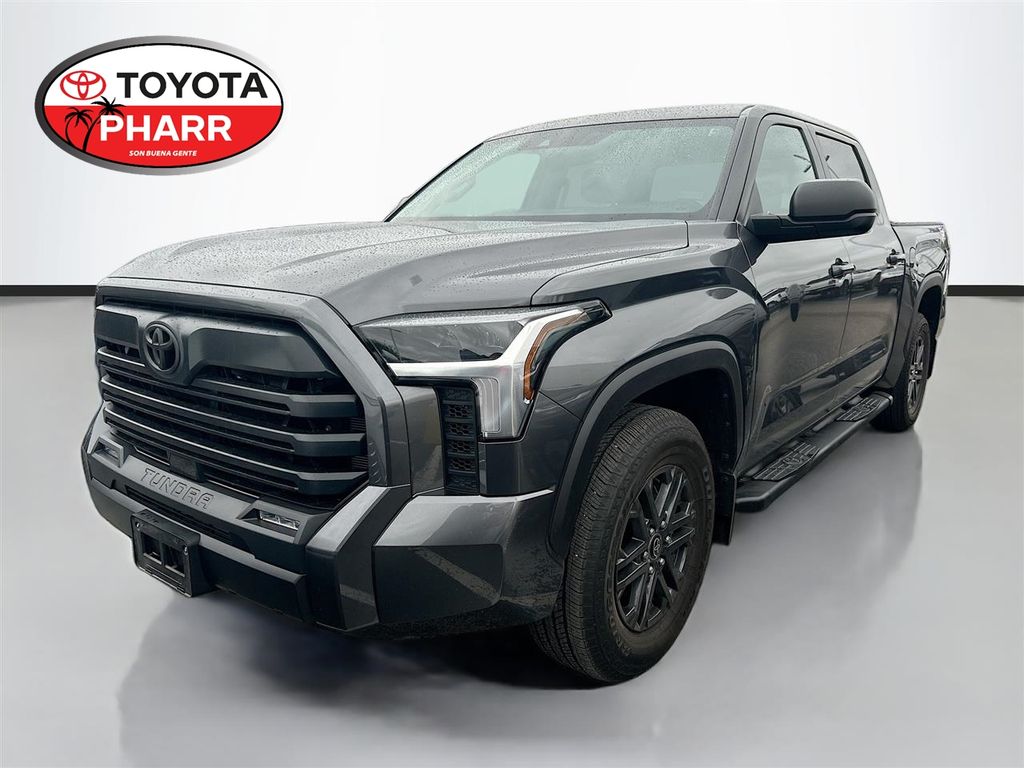 Magnetic Gray Metallic 2025 Toyota Tundra SR5 CrewMax Cab RWD Pickup Truck 4X2 Automatic