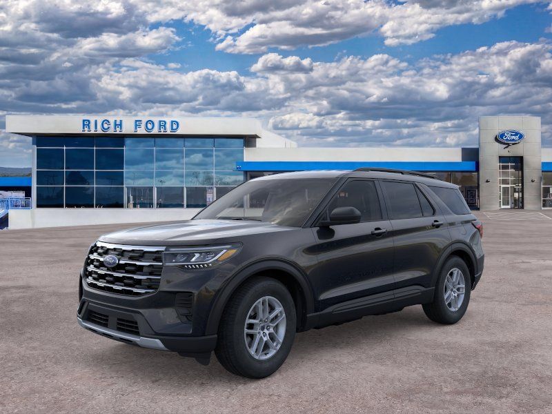 Agate Black Metallic 2026 Ford Explorer SUV / Crossover Rear-Wheel Drive Automatic