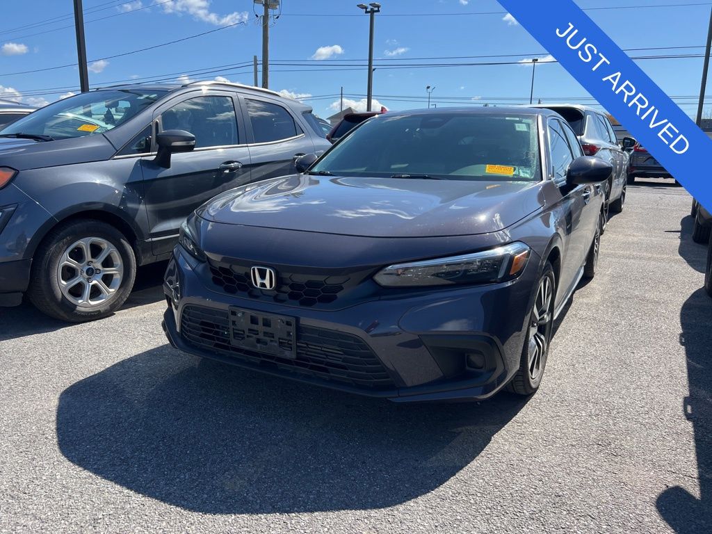 Smokey Mauve Pearl 2023 Honda Civic Hatchback EX-L FWD Hatchback Front-Wheel Drive Continuously Variable Transmission