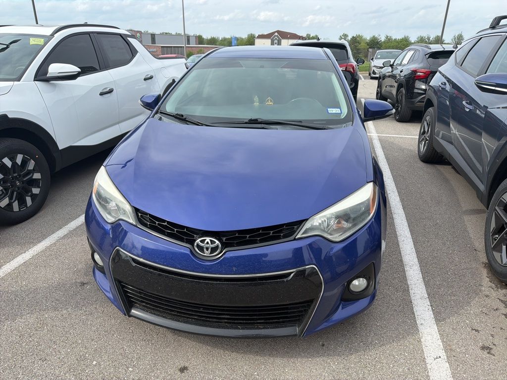 Blue Metallic 2015 Toyota Corolla S Plus Sedan Front-Wheel Drive Continuously Variable Transmission