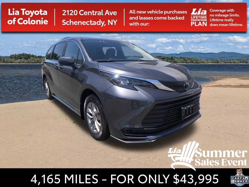 Magnetic Gray Metallic 2025 Toyota Sienna LE 8-Passenger AWD Minivan All-Wheel Drive Continuously Variable Transmission