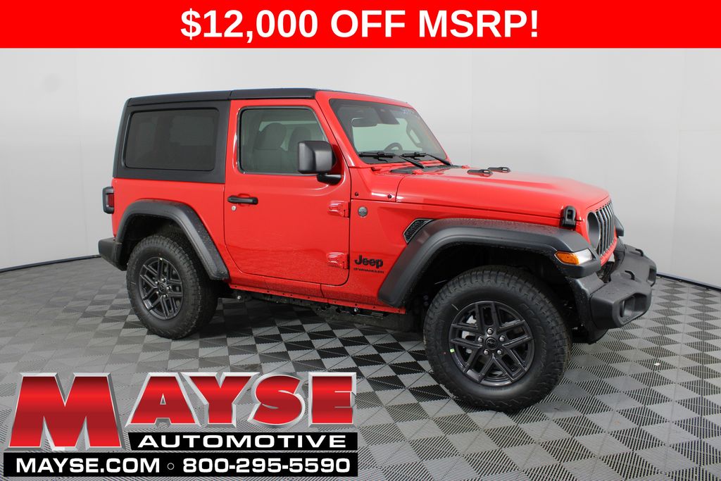 Firecracker Red Clearcoat 2026 Jeep Wrangler SUV / Crossover Four-Wheel Drive 8-Speed Automatic