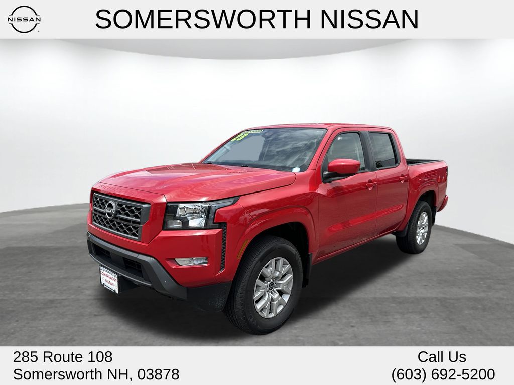 Red Alert 2023 Nissan Frontier Pickup Truck Four-Wheel Drive 9-Speed Automatic