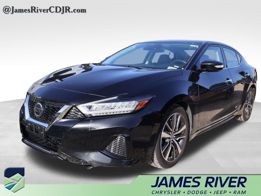 Super Black 2020 Nissan Maxima Sedan Front-Wheel Drive Continuously Variable Transmission