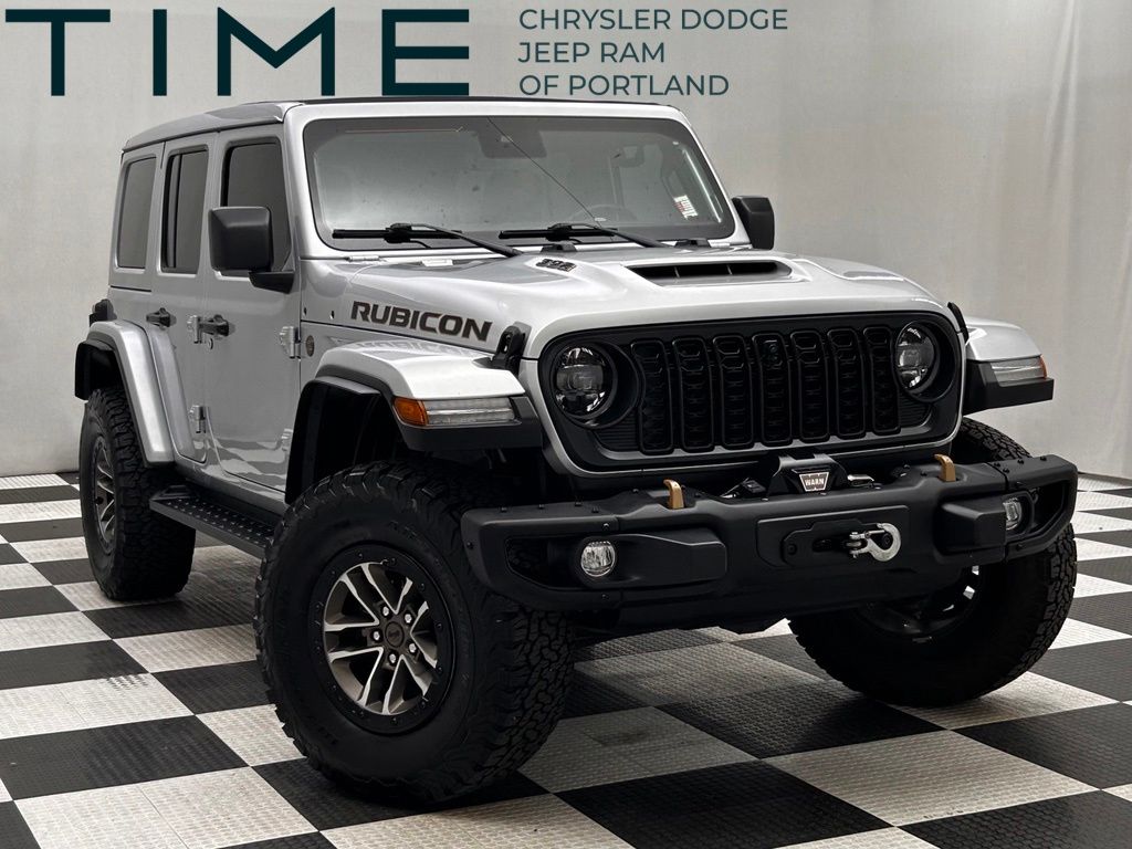 Silver Zynith Clearcoat 2024 Jeep Wrangler SUV / Crossover Four-Wheel Drive 8-Speed Automatic