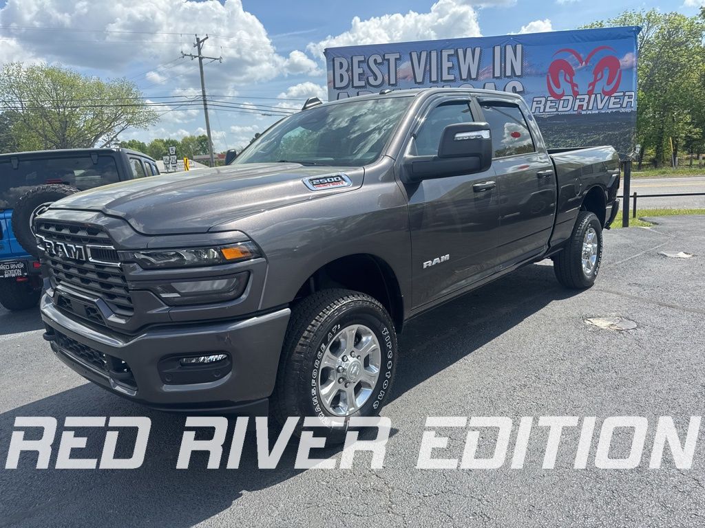 Gray (Granite Crystal Metallic Clearcoat) 2026 RAM 2500 Big Horn Crew Cab 4WD Pickup Truck Four-Wheel Drive 8-Speed Automatic