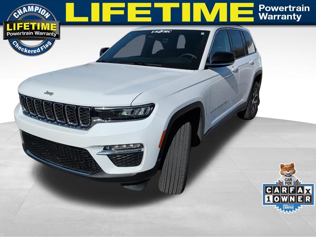 Bright White Clearcoat 2025 Jeep Grand Cherokee SUV / Crossover Four-Wheel Drive 8-Speed Automatic