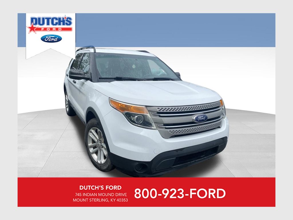 Oxford White 2015 Ford Explorer SUV / Crossover Front-Wheel Drive 6-Speed Automatic