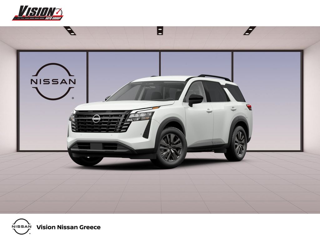 Everest White Pearl Tricoat 2026 Nissan Pathfinder SUV / Crossover All-Wheel Drive 9-Speed Automatic