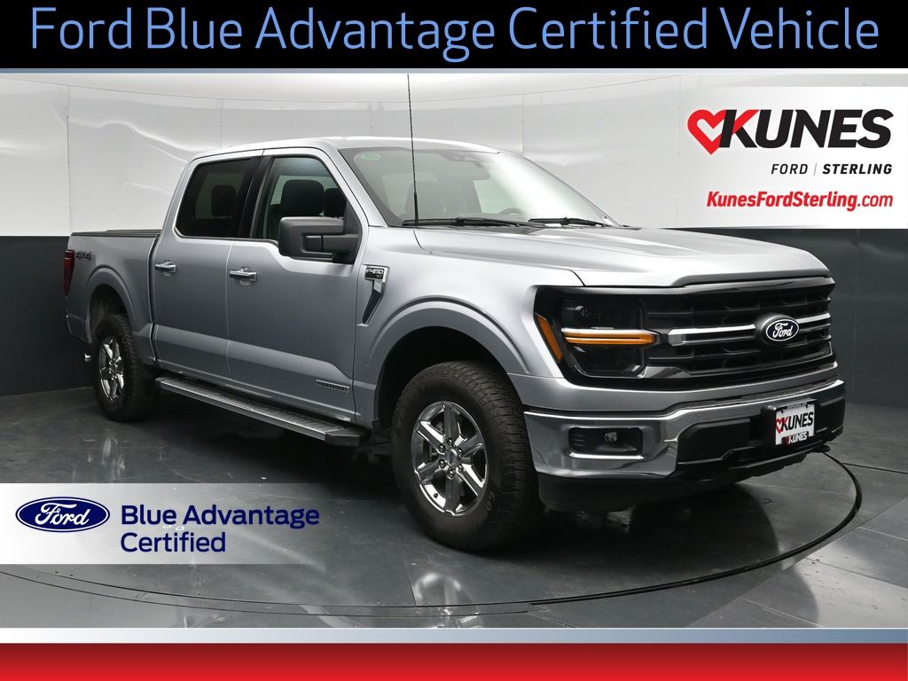 Iconic Silver Metallic 2025 Ford F-150 Pickup Truck Four-Wheel Drive Automatic