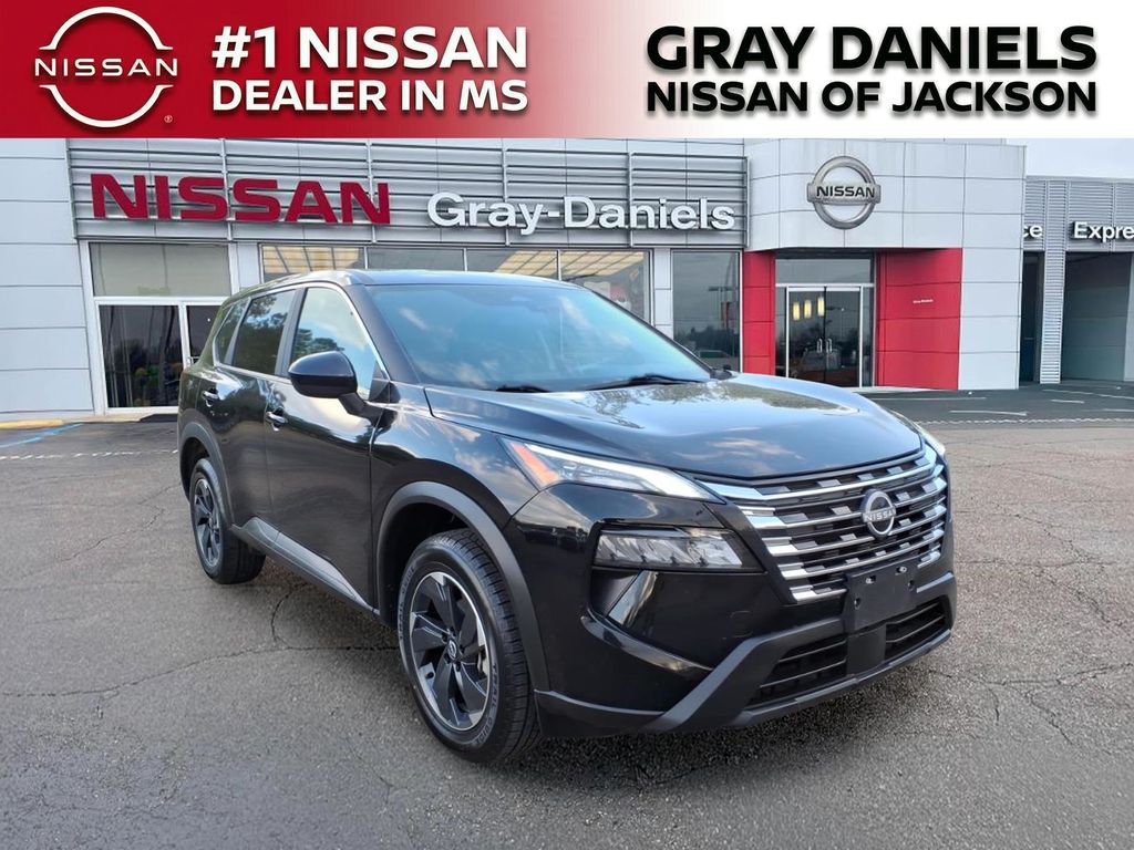 Super Black 2024 Nissan Rogue SV AWD SUV / Crossover All-Wheel Drive Continuously Variable Transmission