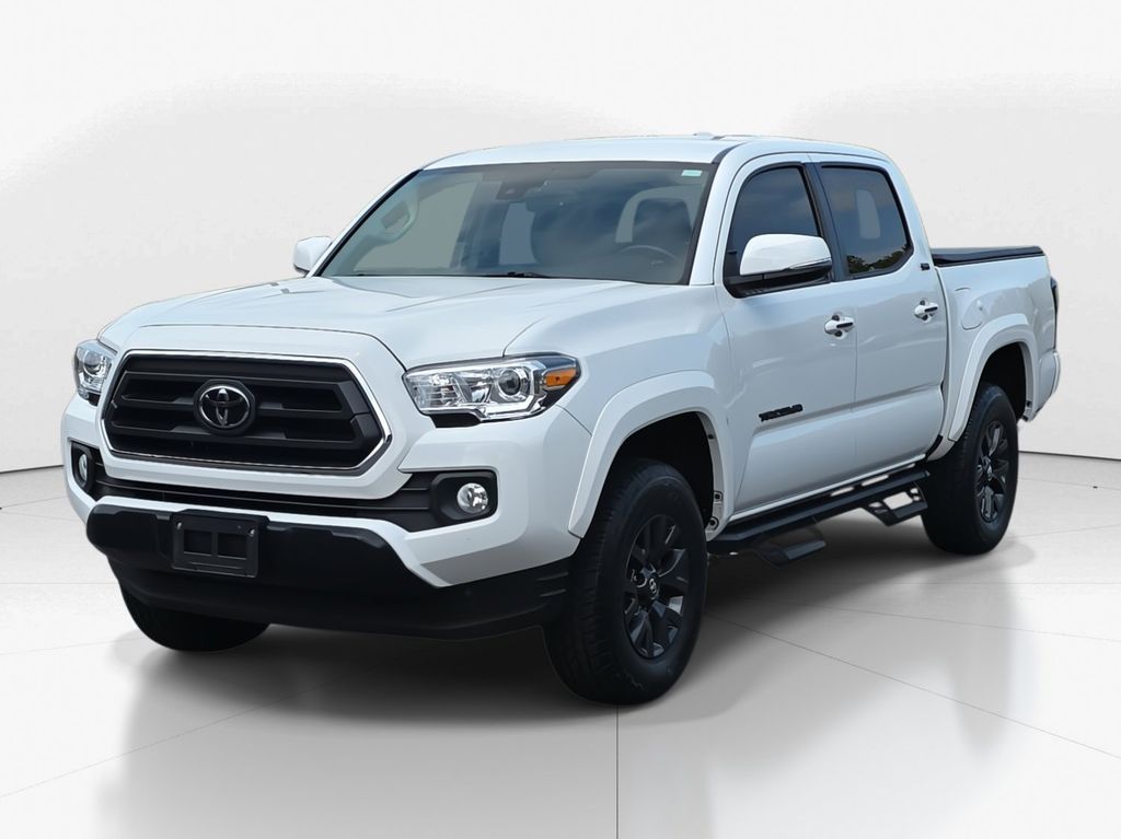 2022 White Toyota Tacoma 2WD SR5 RWD Truck