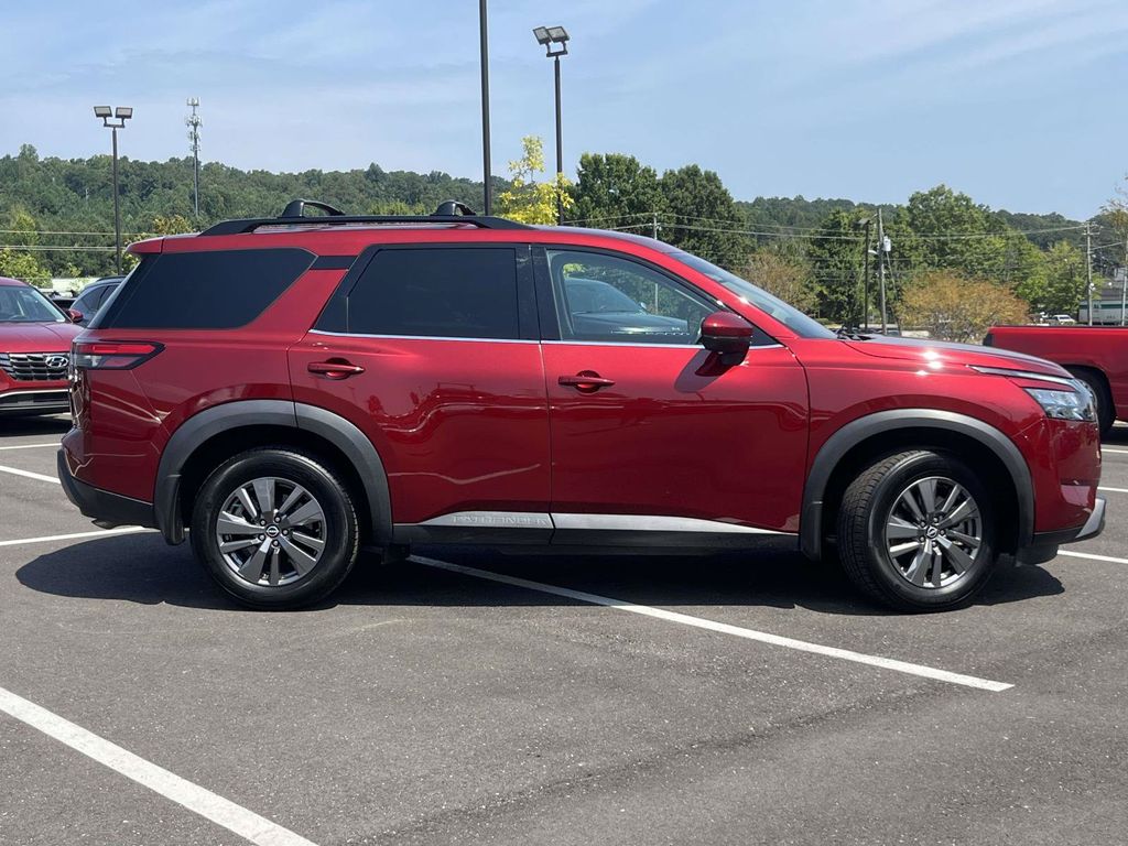 Red (Scarlet Ember) 2024 Nissan Pathfinder SUV / Crossover Front-Wheel Drive 9-Speed Automatic