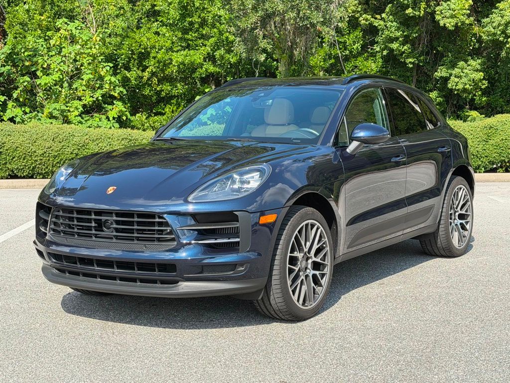 Blue 2021 Porsche Macan SUV / Crossover All-Wheel Drive 7-Speed Automatic