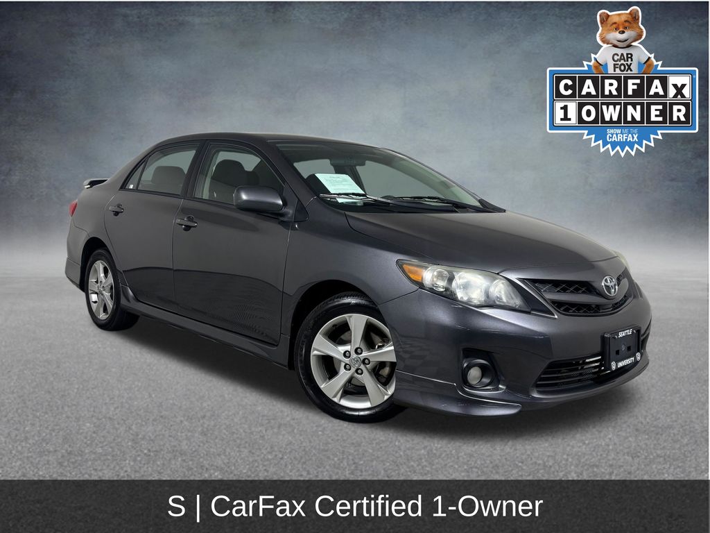 Magnetic Gray Metallic 2013 Toyota Corolla Sedan Front-Wheel Drive 4-Speed Automatic