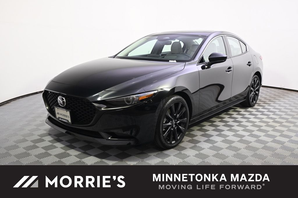 Jet Black 2025 Mazda MAZDA3 2.5 Turbo Premium Plus Sedan AWD Sedan All-Wheel Drive 6-Speed Automatic