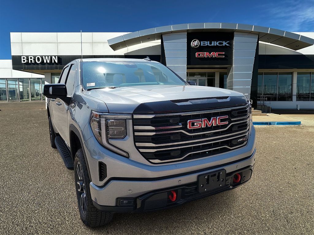 2026 GMC Sierra 1500 AT4 Silver at Brown Buick GMC