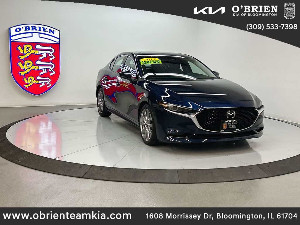 Deep Crystal Blue Mica 2019 Mazda MAZDA3 Premium Sedan FWD Sedan Front-Wheel Drive 6-Speed Automatic