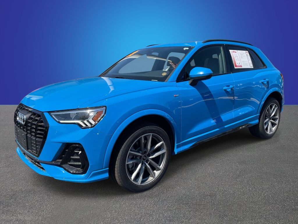 Blue 2023 Audi Q3 quattro Premium Plus S Line 45 TFSI SUV / Crossover All-Wheel Drive 8-Speed Automatic