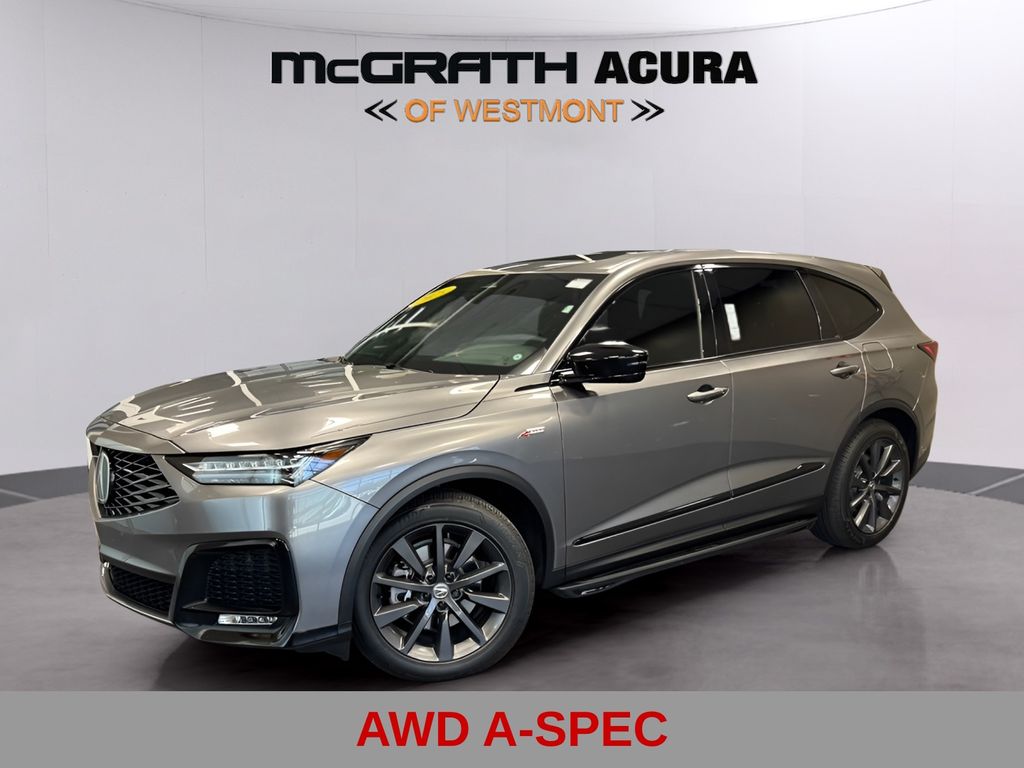 Liquid Carbon Metallic 2025 Acura MDX SH-AWD with A-SPEC Package SUV / Crossover All-Wheel Drive Automatic